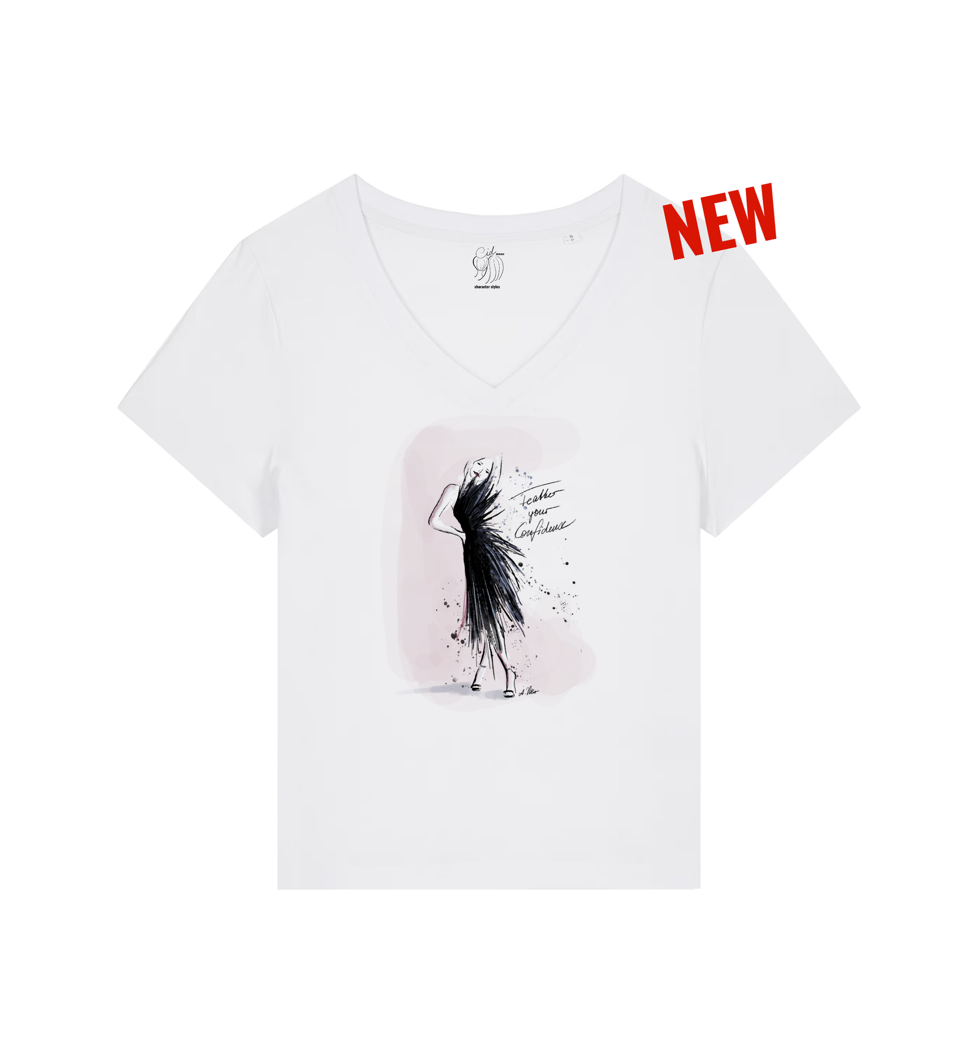 Feather your Confidence | V-Neck