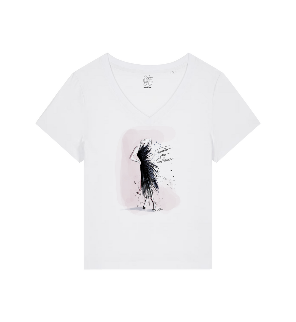 Feather your Confidence | V-Neck