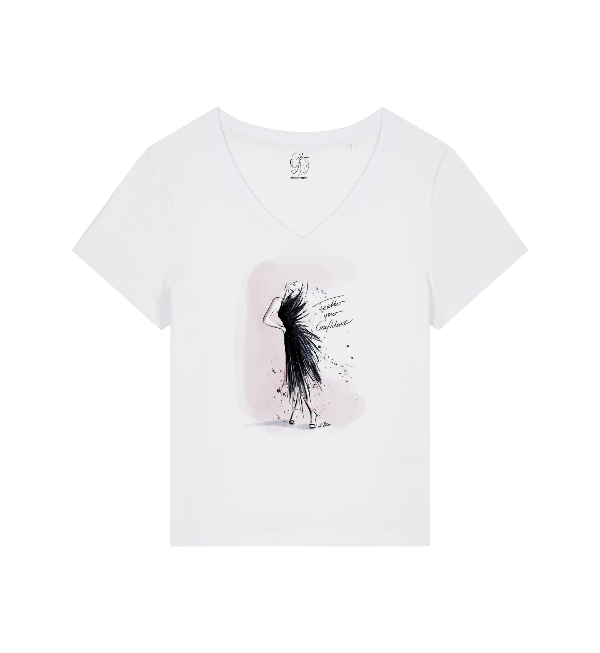 Feather your Confidence | V-Neck