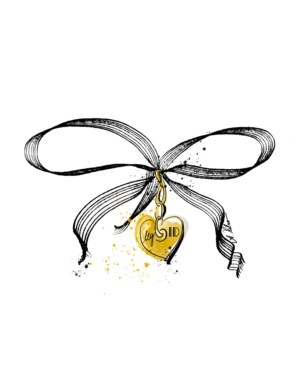 My ID Ribbon | V-Neck